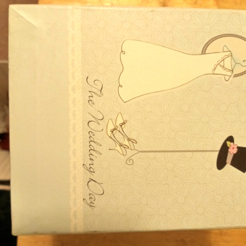 Bridal shower/wedding/honeymoon photo albums boxed